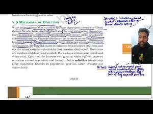 Mechanism of Evolution, Biology class 12th Evolution, Part 7