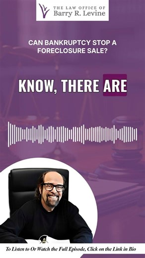 Can Bankruptcy Stop a Foreclosure Sale?