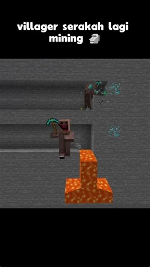 villager si pemarah #minecraft #funny #shorts