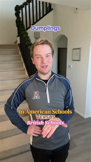 Dumplings In American Schools Versus British Schools! #british #america #ukvsusa #dumplings