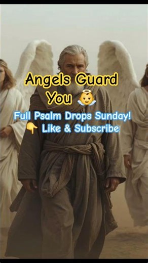 When You Feel Afraid, Remember This 👼 #AngelsGuardYou #GodsProtection #TrustGod