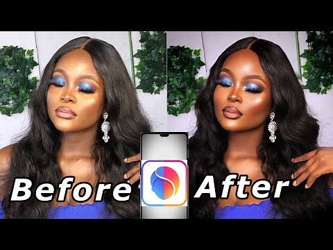 Faceapp/How to edit Instagram makeup pictures on your phone like a pro (iphone &Android)