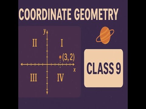 Coordinate Geometry Class 9 | CBSE & ICSE | Cartesian Plane + Distance Formula