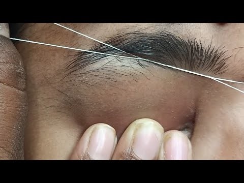 Eyebrow Threading Tutorial for Beginners 🧵 Easy Step by Step at Home