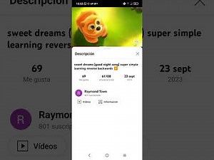 sweet dreams good night song super simple in reversed event