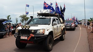 Hundreds of people are attending Darwin’s traditional Australia Day ute run – which is celebrating its 20th year – to celebrate the national holiday. | Sky News Australia
