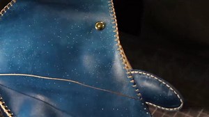 How to made a Leather Whale Tissue Box? You can get the pattern here: www.theparchmentleather.etsy.com | The Parchment