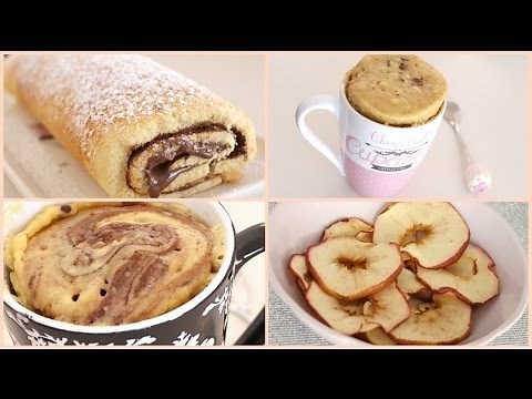 ♡ 4 Recettes rapides & faciles pour le goûter !