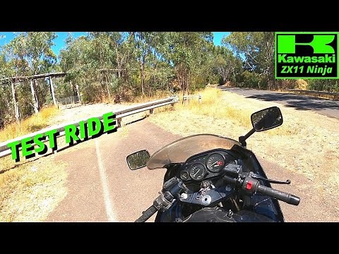 Kawasaki ZX11 Ninja Test Ride