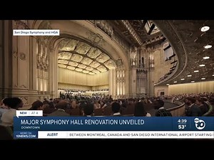 Major renovation planned for Copley Symphony Hall