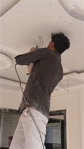 POP False Ceiling Design Installation | Step-by-Step Process🏡