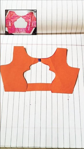 Latest Blouse Back Neck Design #blousedesign #shorts