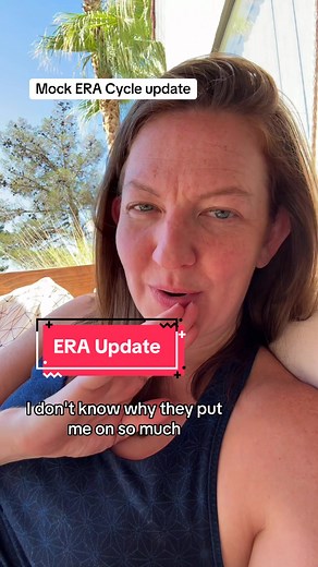 MOCK ERA Update - testing to try to understand why the last transfer failed to implant. The embryo that did not implant was a 5AA embryo. Everything looked great, however, unfortunately it did not implant. A mock cycle is going to help us learn if the embryo needs to be transferred earlier or later than my previous cycle. ##ERA##mockcycle##ivf##infertilityjourney##failedtransfer##ivfstory##ttccommunity##FET##ivfawareness##ivfloss