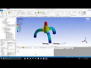 FEA Analysis for Base Stand Assembly (ANSYS R2 Workbench Static Structural)