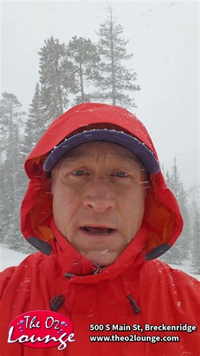 Surprise Powder Day in Breckenridge! #breckenridge #oxygenbar #altitudesickness #skiing #wellness