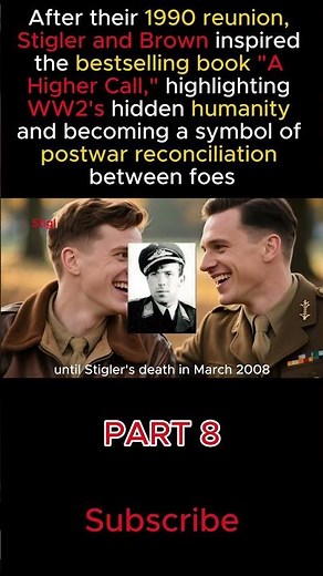 50 Years Later, They Finally Met. 🤝 Franz Stigler & Charlie Brown Reunion #WW2Reunion #TrueStory