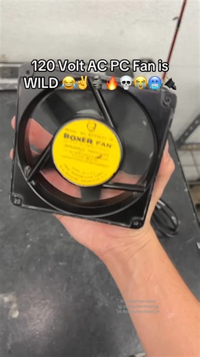 Caden Wolf on Instagram: "Separate wall plug for just the fan 💨😂✌️💯🗿🥶😳🗣️😈✅ #pc #tech #thrift #computer"