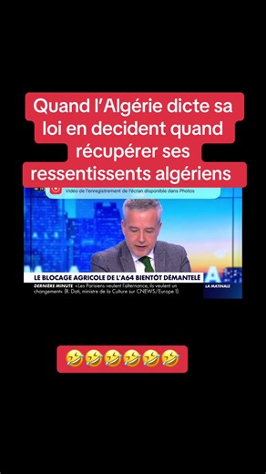 Cnews choque de la déclaration du president algérien Abdelmajid Tebboune 🤣🤣🤣