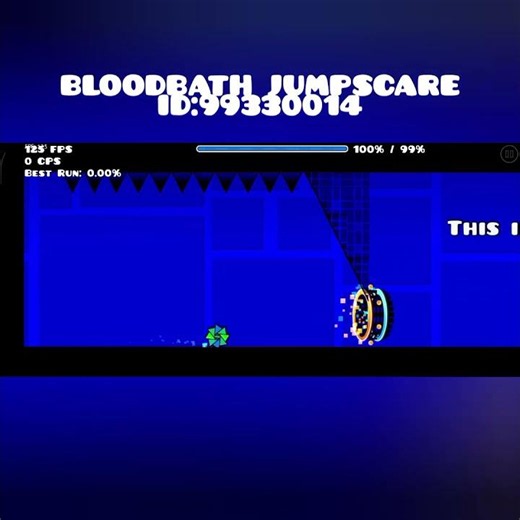 why have the bloodbath in this TUTORIAL? #gd #geometrydash #game