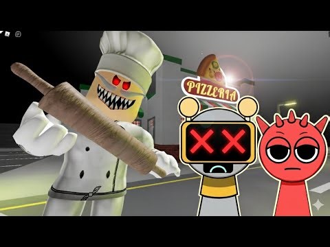 Escape with Roblox boss (game freind) all pappa pizza's pizzeria obby