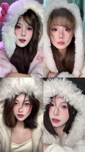 Hood makeup transition #douyin #makeup #transition #cute
