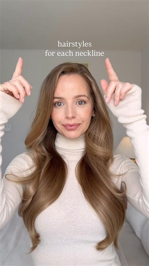 Hairstyles for different necklines♥️