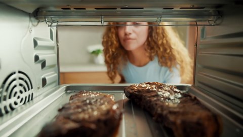 Gourmia French Door 6-Slice Digital Toaster Oven Air Fryer with Integrated Temperature Probe, 24L, Stainless Steel