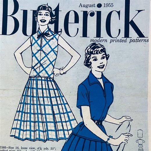 Sewing Pattern Catalog, Vintage Magazines, 50s Fashion Magazine, Fashion History Gift, Sewing Books From the 1950s, Fashion Photos - Etsy