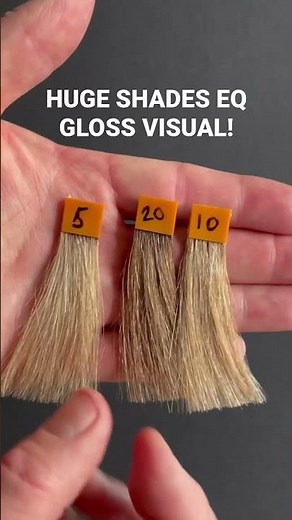 NEW VIDEO…HUGE Shade EQ Gloss usage visual! #shadeseq #toner #hair