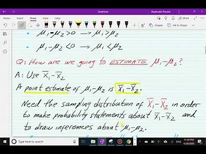 Section 10.1 - Sampling Distribution f Two Sample Means, Independent Samples