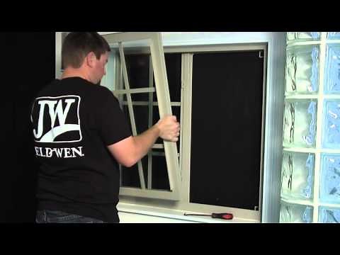 How to Remove and Operating Sash and Track to Install a Premium Atlantic Vinyl Sliding or Rolling Wi