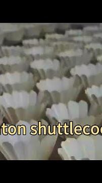 Manufacturing process of badminton shuttlecock