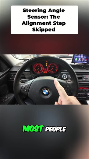 Is your car pulling after an alignment? You're not crazy! Most shops skip this crucial step and it messes with lane assist. #CarTips #MechanicLife #Alignment #DIYCar #Steering #FixYourCar