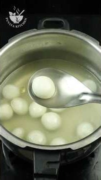 🍥 Cooker Rasgulla Recipe | Soft & Spongy Rasgulla in Pressure Cooker | Viral Sweet #Shorts