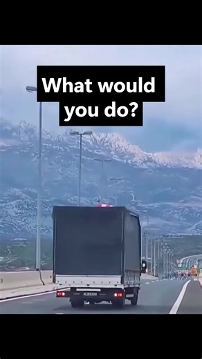 Sometimes an empty truck is more dangerous than an overloaded one🥲 | Transit Center