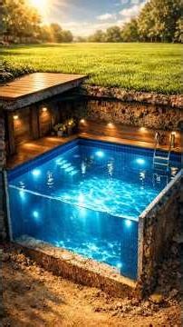 I Built a Secret Underground Luxury Pool in My Backyard!