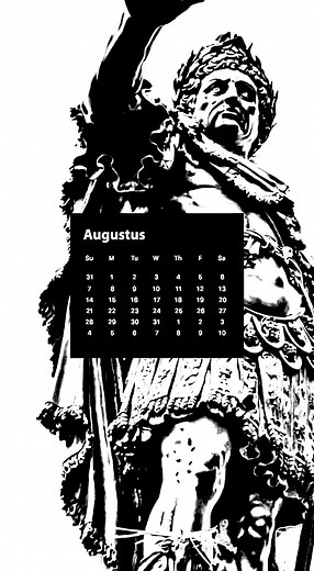Man so good they named a month after him 🔥 #fyp #roman #Rome #history #foryou #augustus