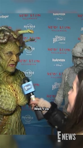 7M views · 49K reactions | If looks could kill.  Heidi Klum and Tom Kaulitz talk about creating their couples costume for her annual Halloween party. | E! News | Facebook