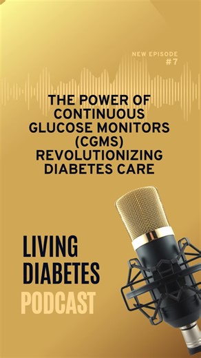 Episode 7: The Power of Continuous Glucose Monitors (CGMs): Revolutionizing Diabetes Care #DiabetesManagement #LivingDiabetes #DiabetesCare #BloodSugarControl #CGM In this episode of Living Diabetes, we explore the transformative impact of continuous glucose monitors (CGMs) on managing diabetes. Discover how CGMs provide continuous blood sugar data—unlike traditional finger-stick tests—allowing for better glucose control, personalized treatment plans, and groundbreaking technologies like automat