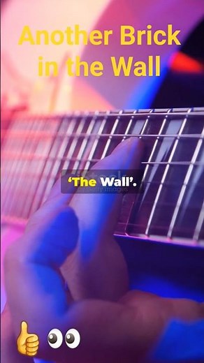 We don't need no thought control 🎸