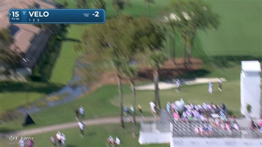 Kevin Velo's tight tee shot yields birdie at Cognizant Classic