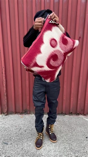 This Vintage Fabric Became a Coat N Tote. #FashionDesign #UpcycledFashion #Cointel #Shorts