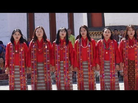 Thimphu Domchoe || Traditional Bhutanese Dance || Boedra Dance || Zhungdra Dance