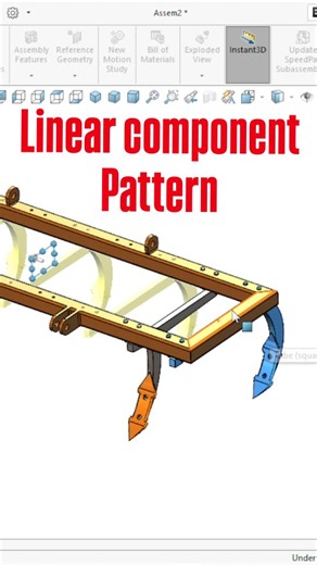 Hitesh Malviya on Instagram: "Solidworks assembly linear component pattern #solidworksassembly #solidworks #followus #malviyacad #malviyacadsolution"