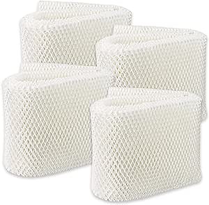 Funmit MAF1 Super Humidifier Wick Filter (4 Pack) Replacement for Air-Care MA1200, MA1201, MA0950 and Kenmore 14906, 14410, 14411, 15412, 29979, 29980, 29981, 29982 Humidifiers