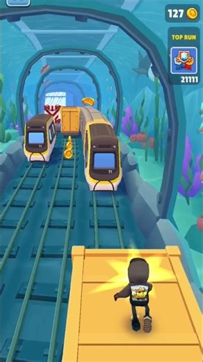 Highest run, 😱 New Subway surfers🤯 #subwaysurfers #subway #game #runnergame