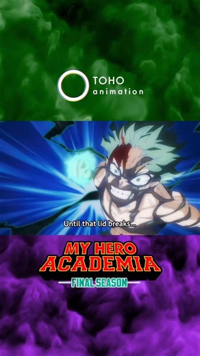 TOHO animation Official on Instagram: "Everything has led up to this. Watch the Final Season of My Hero Academia on Crunchyroll and other streaming platforms!"
