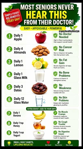 9 Daily Foods Every Senior Should Eat in 2026 | Healthy Aging Secrets Doctors Rarely Discuss