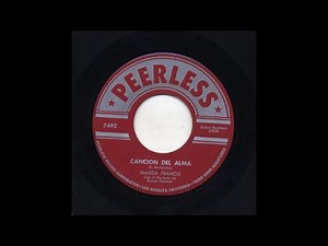 Magda Franco - Cancion Del Alma - Peerless 7492