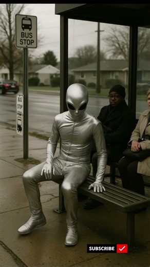 Why Is This Alien Waiting for the Bus?"��.